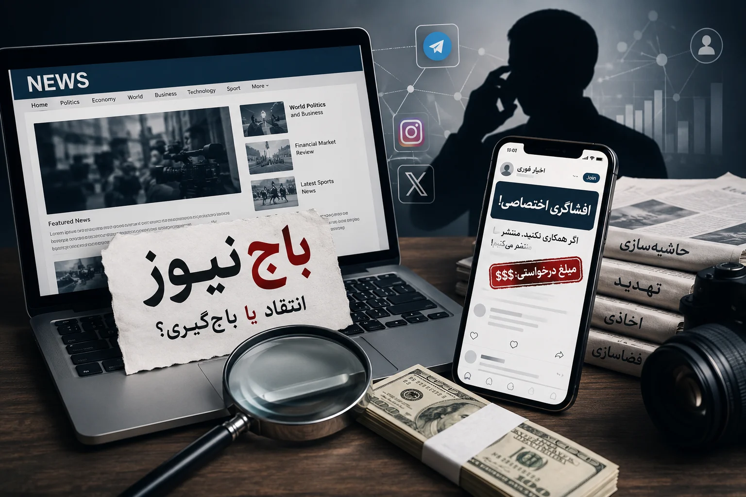 باج‌نیوز؛ آسیب نوپدید در زیست‌بوم رسانه‌ای - یادداشت و تحلیل